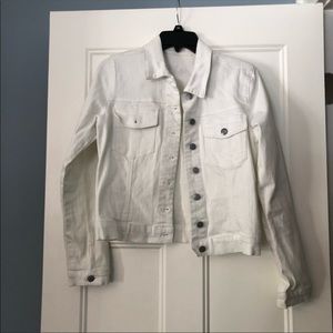 White denim jacket